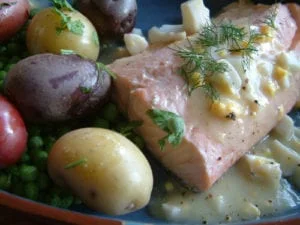 Independence Day Poached Salmon