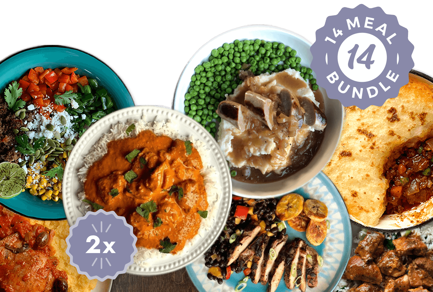 Around The World in 7 Days (14-meal Bundle)