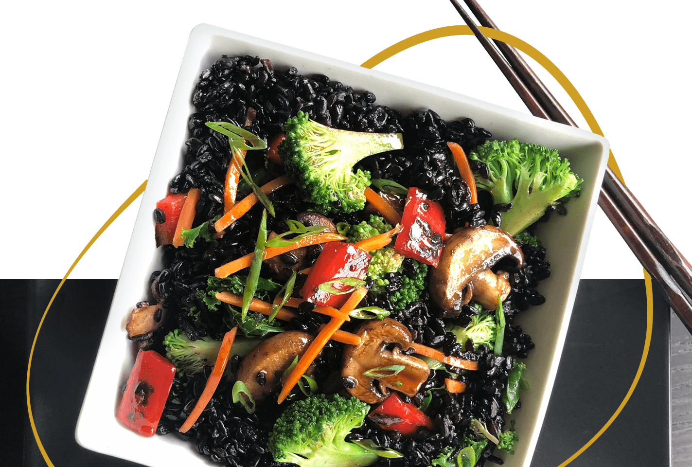 Black Rice Stir Fry