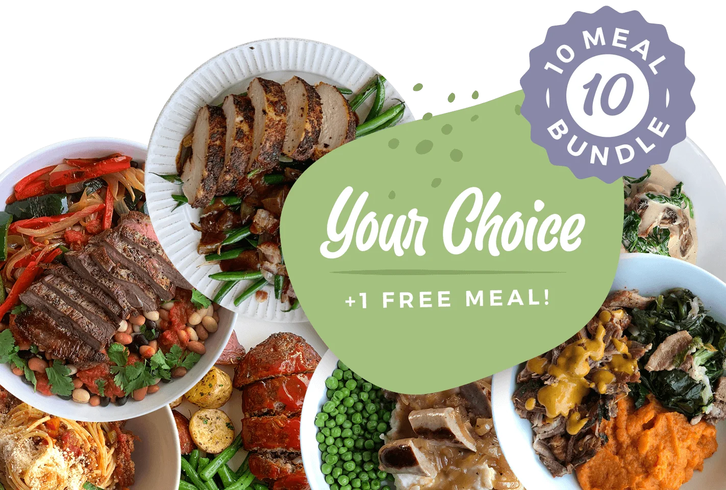 Pick Your Own Adventure Bundle (plus 1 free meal!)