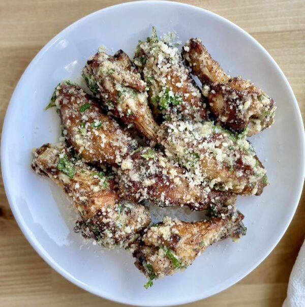 EatFlavorly Prep - Garlic Parmesan Wings