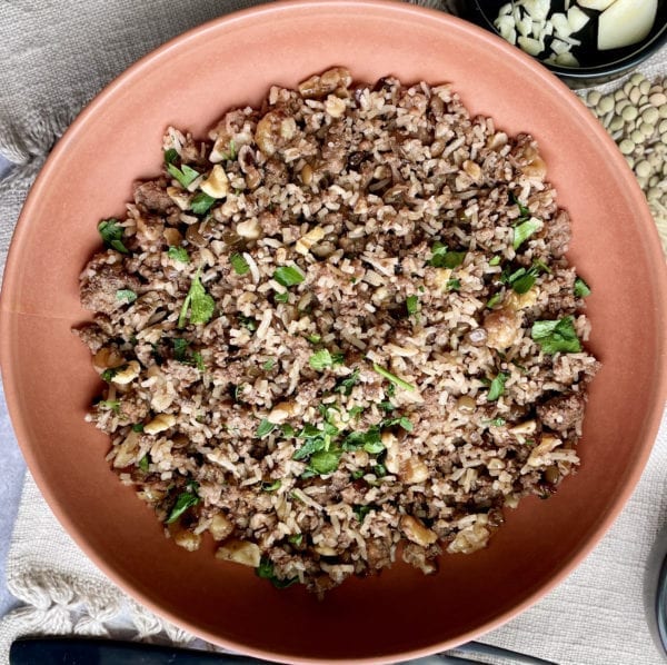 EatFlavorly Prep - Pheonecian Lentil Rice