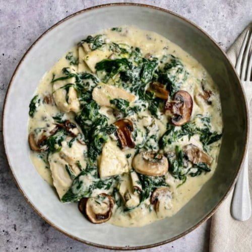 CREAMY CHICKEN FLORENTINE