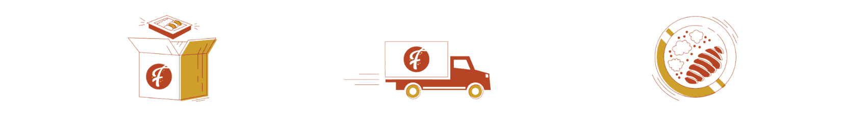 EatFlavorly Prepared Frozen Meals Icons