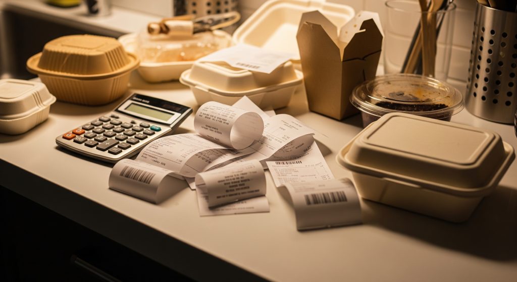 cost of takeout food